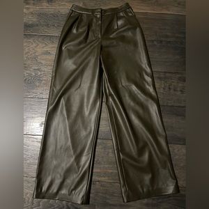Express faux  leather pants.  Size 4